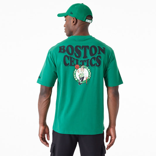 NEE NBA SCRIPT OS TEE BOSCEL  KGRWHI GREEN 60435523