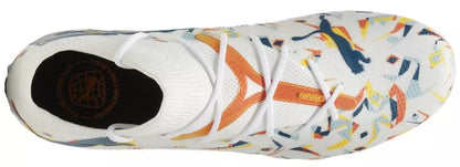 PUM FUTURE 7 MATCH CREATIVITY FG/AG WHITE-OCEAN TROPIC-TURQUOISE SURF-HOT HEAT-SUN STREAM 107845-01