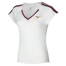 MIZUNO TENNIS PRINTED TEE W WHITE 62GAA20101