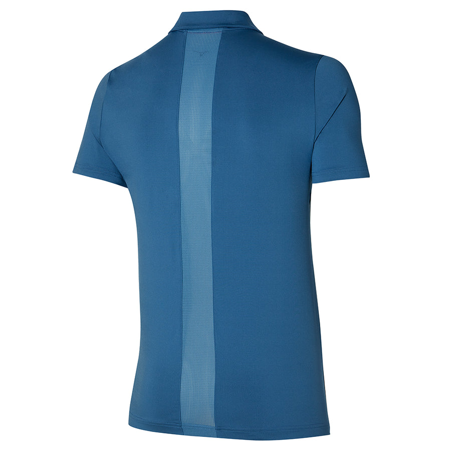 MIZUNO TENNIS SHADOW POLO BLUE ASHES 62GAA00417