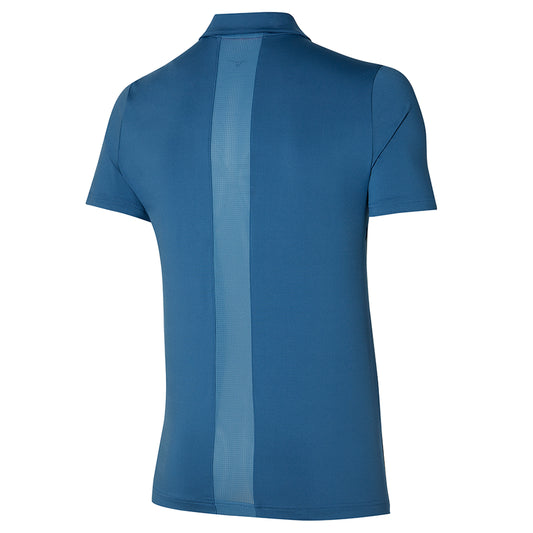 MIZUNO TENNIS SHADOW POLO BLUE ASHES 62GAA00417