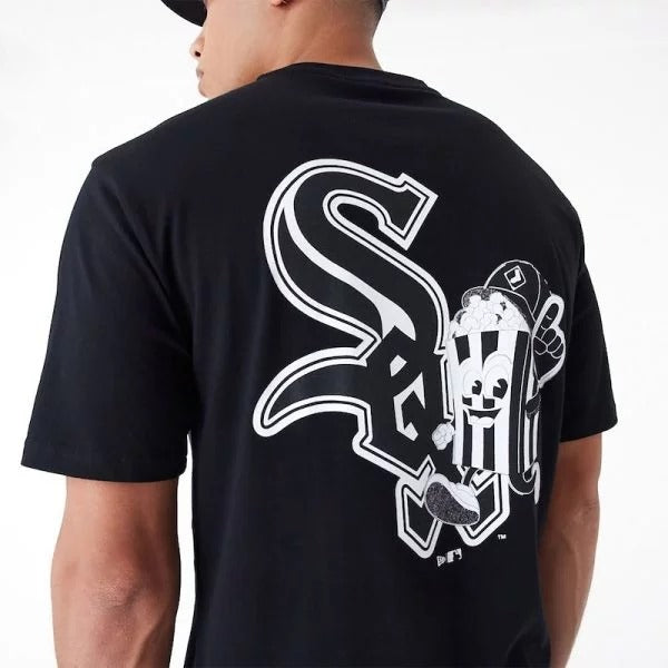 NEE MLB FOOD GRAPHIC OS TEE CHIWHI  BLKWHI BLACK 60435535