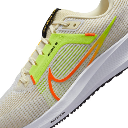 Nike Air Zoom Pegasus 40 WHITE/MULTI-COLOR-COCONUT MILK-VOLT DV3853-101