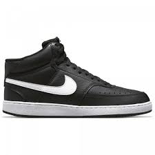 DN3577-001 Nike Court Vision Mid Next Nature BLACK/WHITE-BLACK