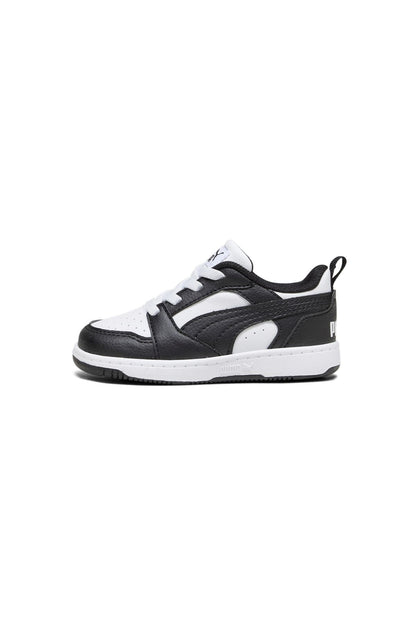393835-01 Puma Rebound V6 Lo AC Inf White- Black