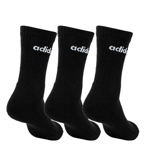 ADI C LIN CREW 3P BLACK/WHITE IC1301