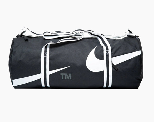 Nike HERITAGE DUFFLE (30 litri) black/black/white borsone palestra nero/bianco unisex DJ7379-010
