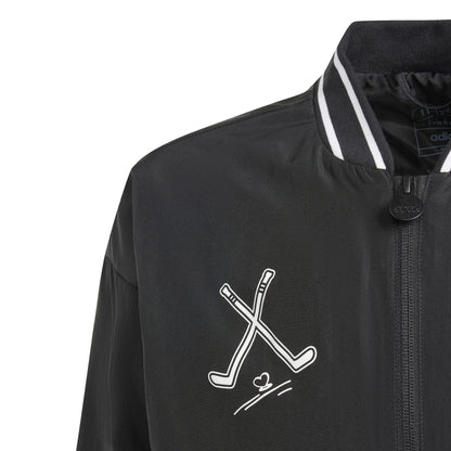 ADI J BLUV WV JKT BLACK/WHITE IN1915