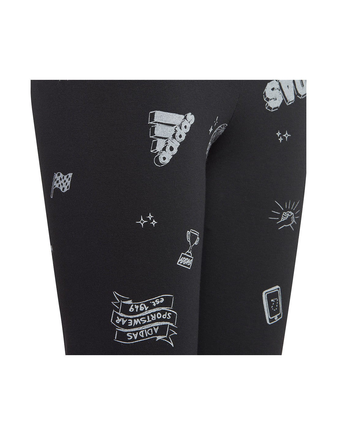 JG BLUV Q3 TIGH BLACK/WHITE IA1567