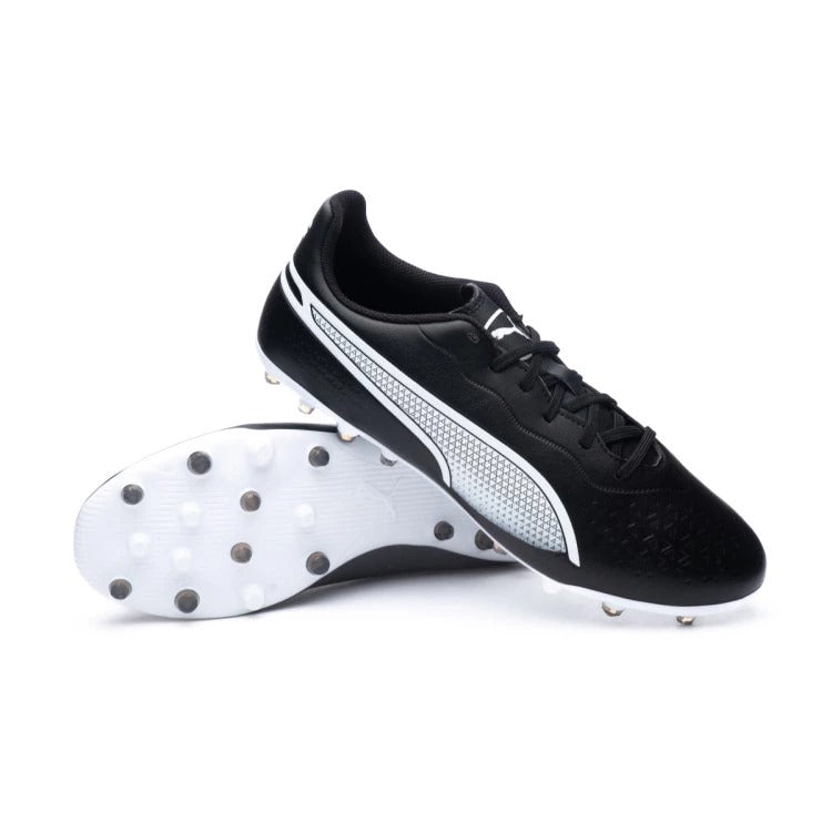 PUMA KING MATCH MG BLACK-WHITE 107572-01