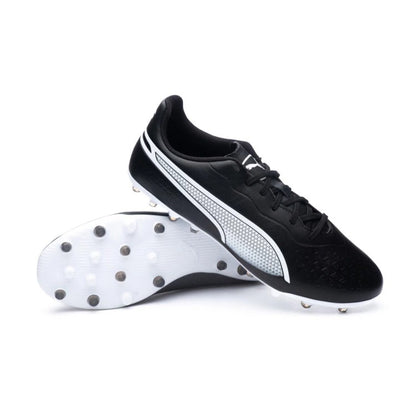 PUMA KING MATCH MG BLACK-WHITE 107572-01
