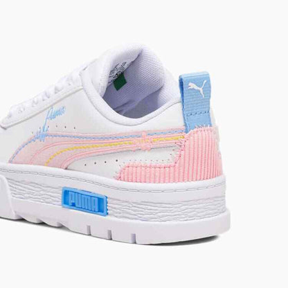 392631-01 Mayze Sweater Wthr Jr White-Blissful Blue-Peach Smoothie