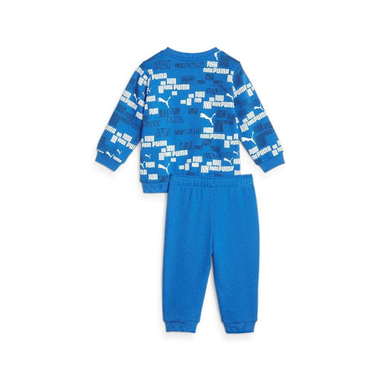 676377-47 MINICATS AOP Crew Jogger FL (Logo Lab) Racing Blue