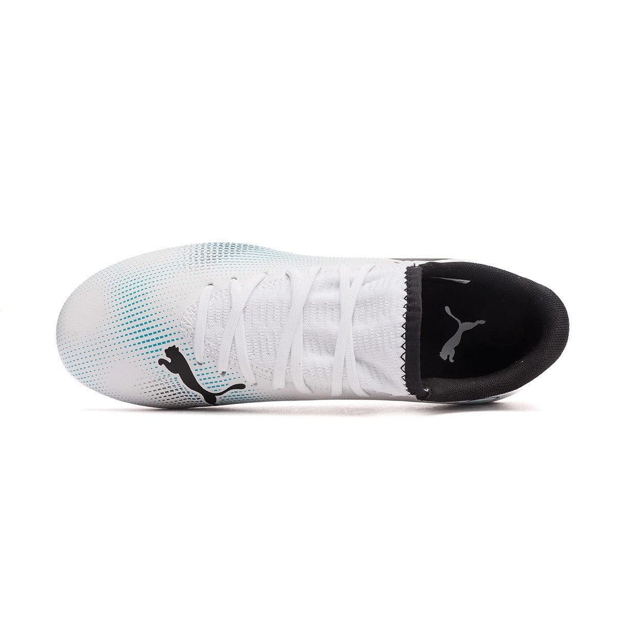 PUMA FUTURE 7 PLAY MG JR WHITE-BLACK-POISON PINK 107736-01
