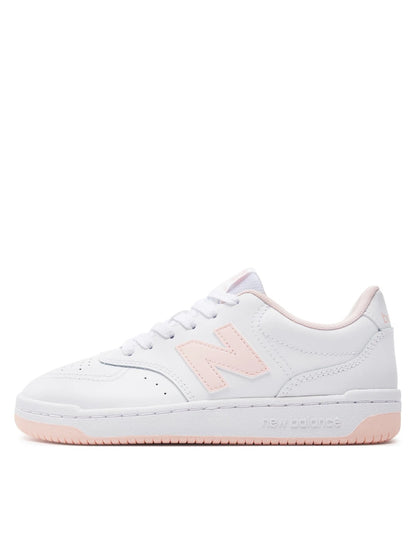 NEW BALANCE NEW Scarpe Lifestyle Womens - Suede/Mesh - WHITE/PINK 80 BBW80WPK