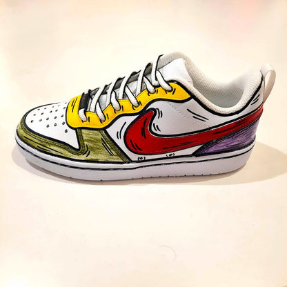 COMICS LOW CACHI/RED - Scarpe - NIKE