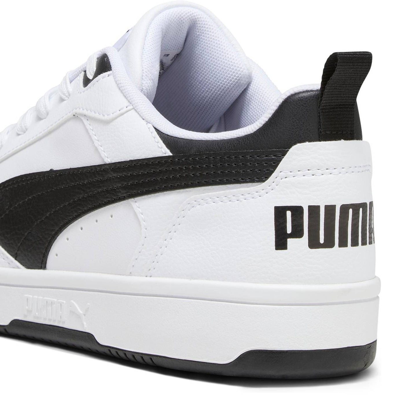 396742-02 Puma Rebound V6 Lo AC PS White- Black- Black