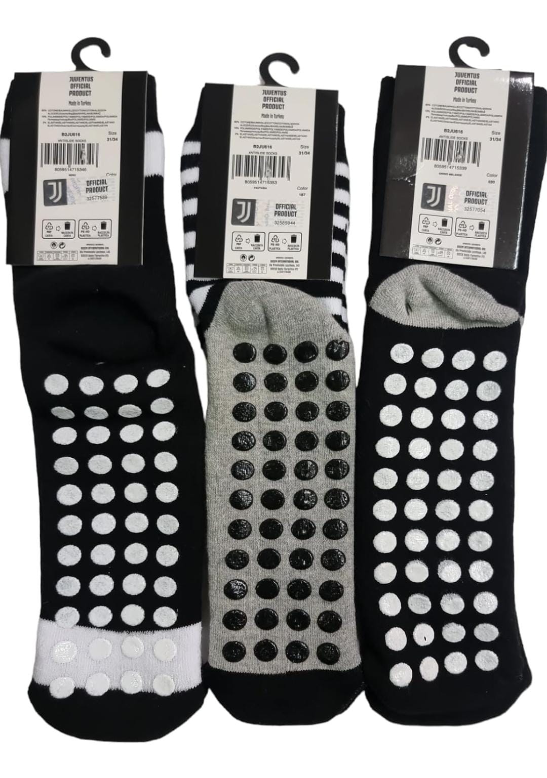 JUVENTUS F.C. CALZA ANTISCIVOLO KIDS JUVE ASS. B2JU616