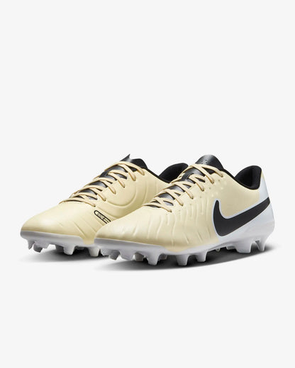 NIK NIKE TIEMPO LEGEND 10 CLUB LEMONADE/BLACK-MTLC GOLD COIN DV4344-700