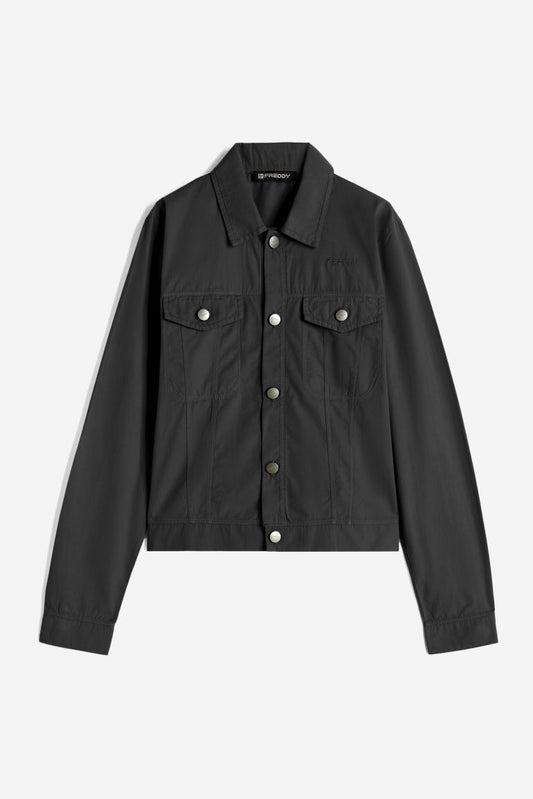 FREDDY GIACCA MANICA LUNGA BLACK DIRECT DYED SELENAS409-NX