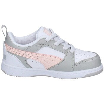393835-07 Puma Rebound V6 Lo AC Inf White-Frosty Pink-Ash Gray