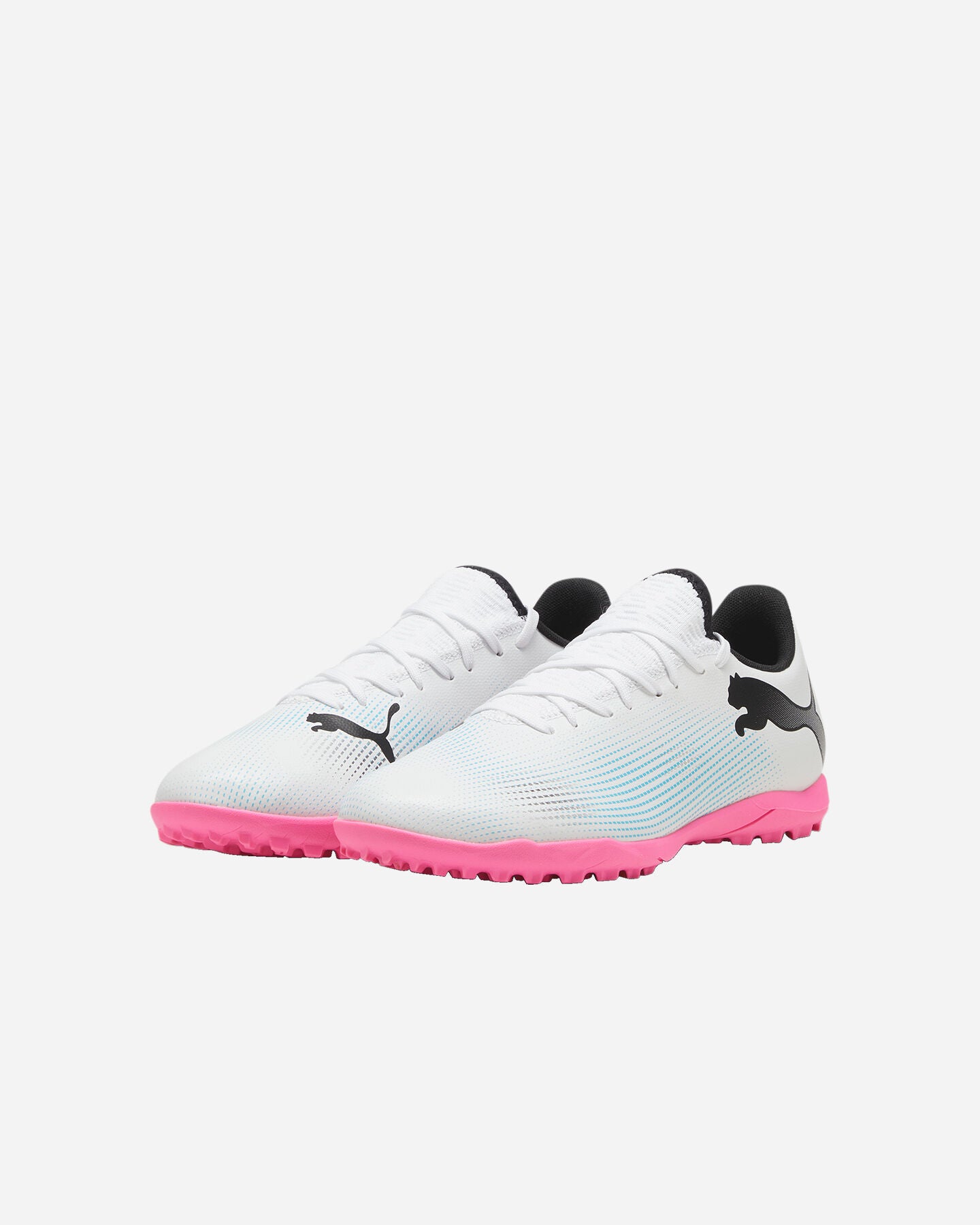 PUMA FUTURE 7 PLAY TT WHITE-BLACK-POISON PINK 107726-01