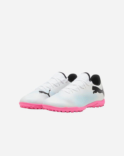 PUMA FUTURE 7 PLAY TT WHITE-BLACK-POISON PINK 107726-01
