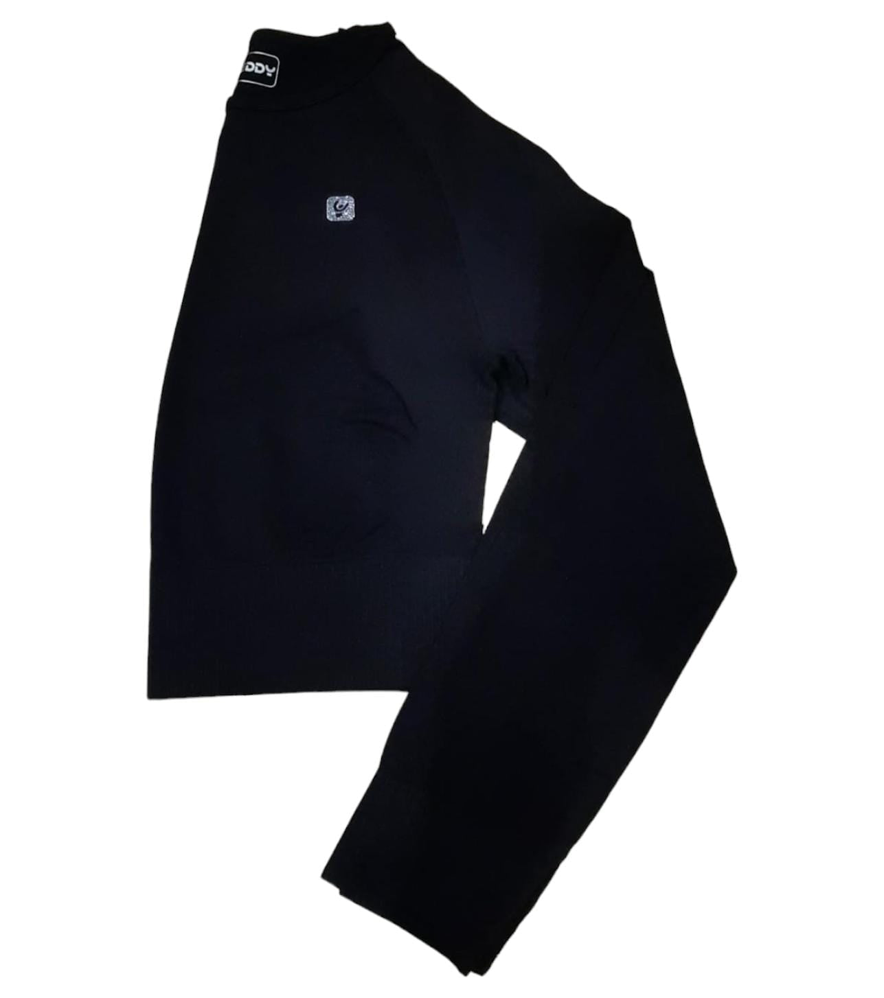 F3WSFT3-N FRE T-SHIRT MANICA LUNGA NERO