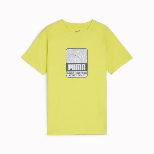 PUM ACTIVE SPORTS GRAPHIC TEE B LIME SHEEN 679206-38