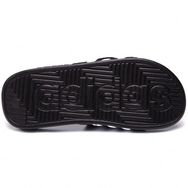 ADISSAGE BLACK/WHITE/BLACK F35580