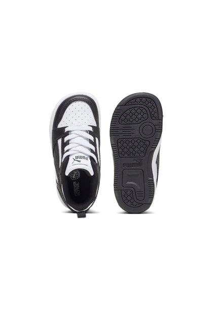 393835-01 Puma Rebound V6 Lo AC Inf White- Black