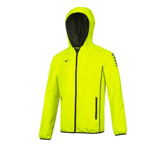 Mizuno MICRO JACKET giacca a vento uomo giallo fluo corsa 32EE700244
