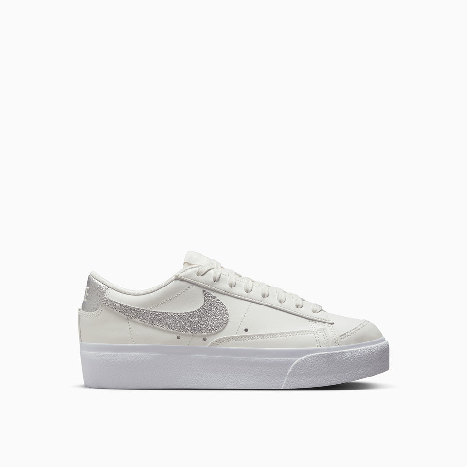 Nike Blazer Low Platform SUMMIT WHITE/METALLIC SILVER-SAIL-WHITE DQ7571-101
