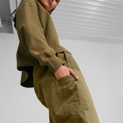 621457-93 DOWNTOWN Corduroy Pants Chocolate Chip