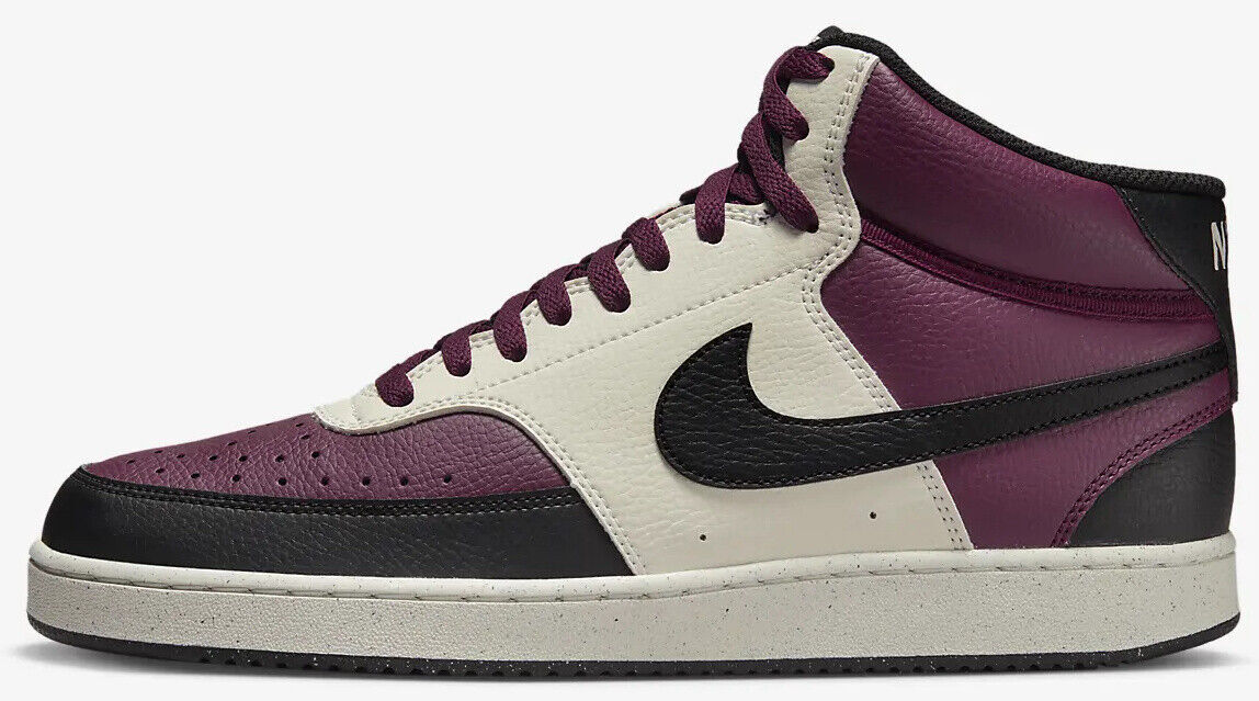 Nike Court Vision Mid Next Nature DARK BEETROOT/BLACK-SAIL DN3577-600