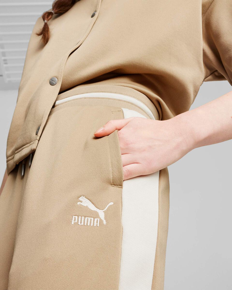 PUM T7 FOR THE FANBASE RELAXED TRACK PANTS PT PRAIRIE TAN 625025-83