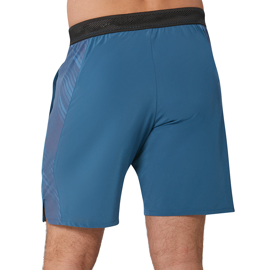 MIZUNO TENNIS 8 IN AMPLIFY SHORT BLUE ASHES 62GBA00117