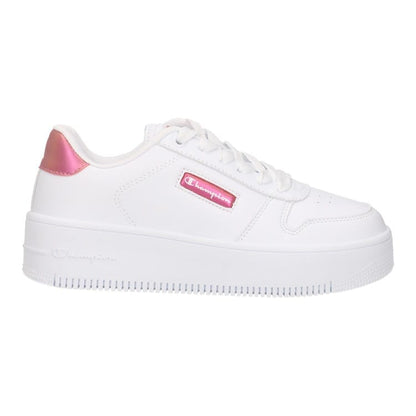 CMP REBOUND PLATFORM GLITZ LOW CUT SHOE WHT/ROSE GOLD S11656-WW008