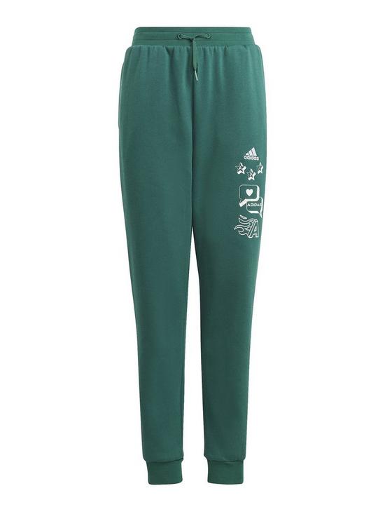 J BLUV Q3 PANT CGREEN/WHITE IA1553