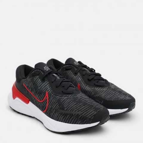 Nike Renew Run 4 BLACK/UNIVERSITY RED-IRON GREY-WHITE DR2677-003
