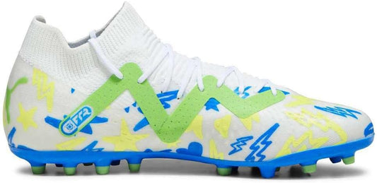 107617-01 FUTURE MATCH NJr MG White-Racing Blue-Lemon Meringue-Parakeet Green