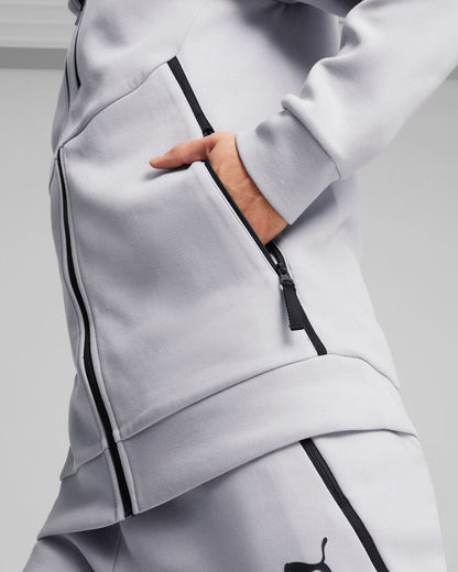 PUM PUMATECH FZ HOODIE DK GRAY FOG 624385-63