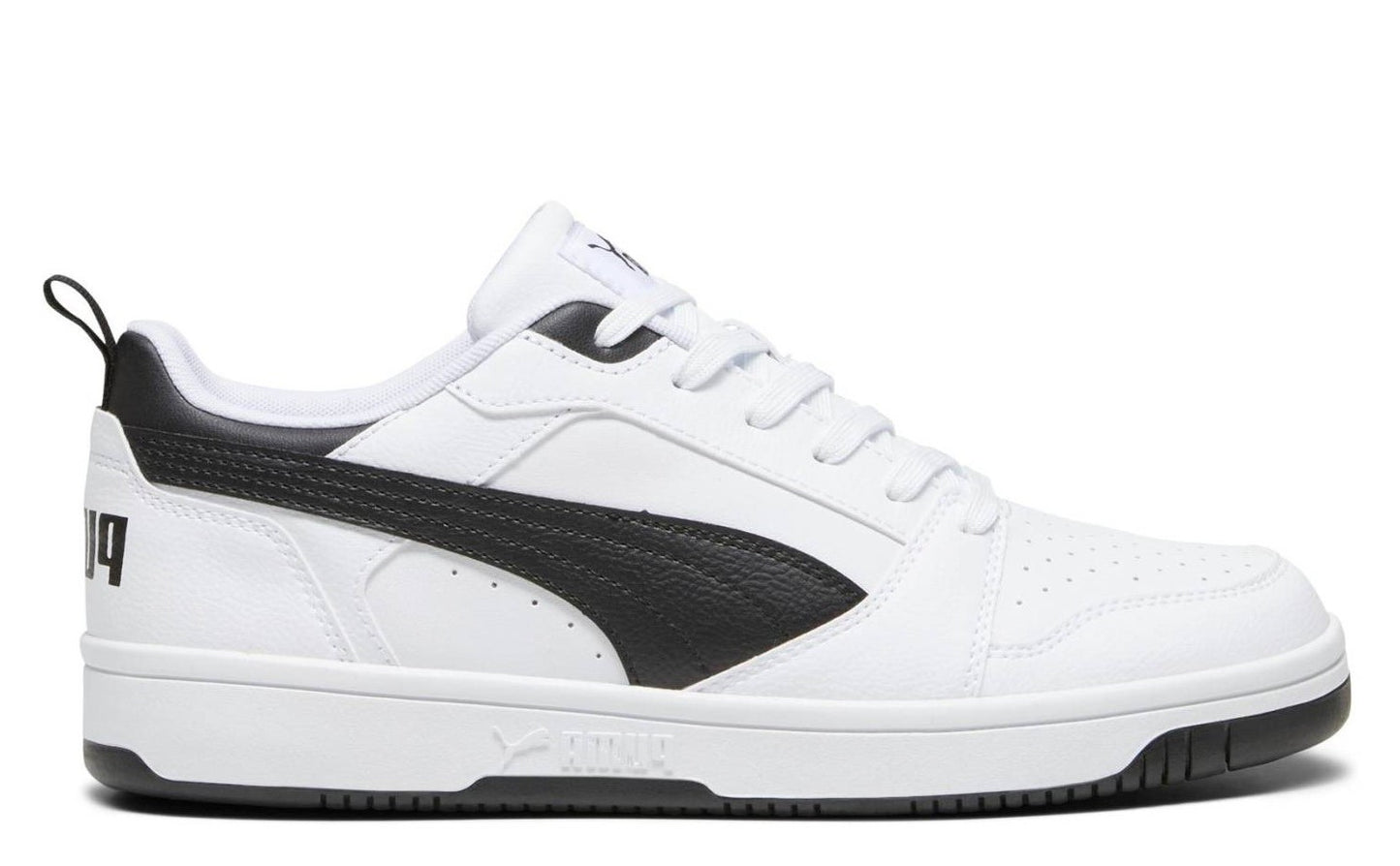 396742-02 Puma Rebound V6 Lo AC PS White- Black- Black