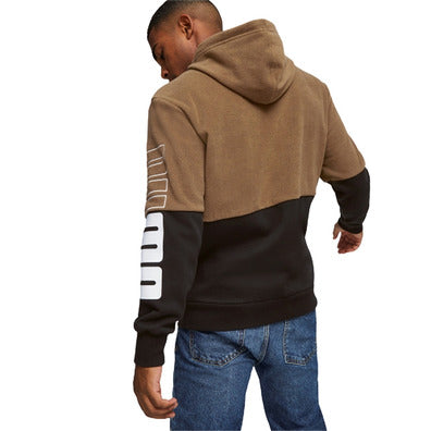 675913-93 PUMA POWER Winterized Hoodie FL Chocolate Chip