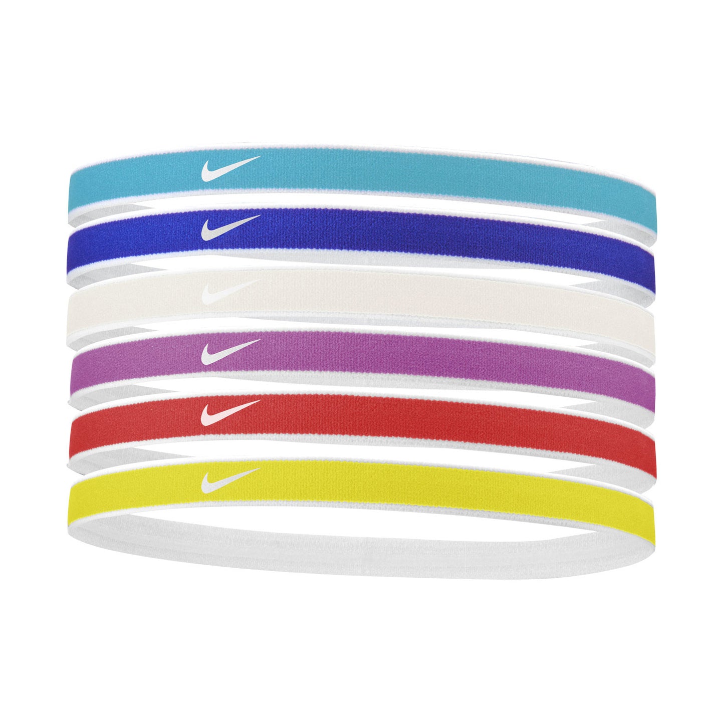 SWOOSH HEADBANDS 6PK BB/HR/PD N1002021406OS