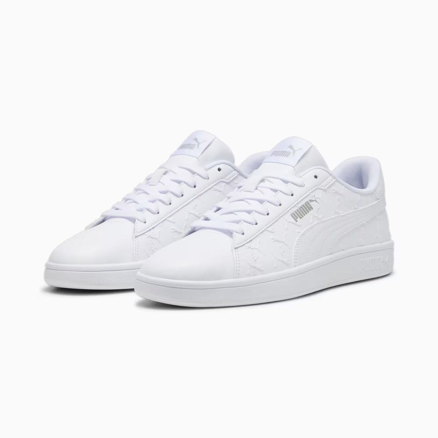 PUM PUMA SMASH 3.0 SUPERLOGO WHITE-SMOKEY GRAY 395090-02