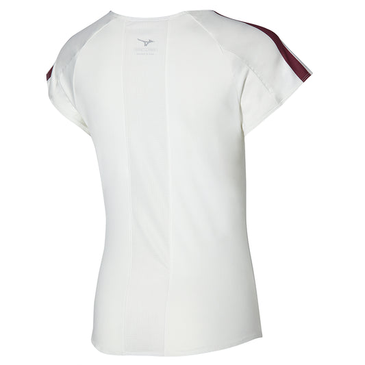 MIZUNO TENNIS PRINTED TEE W WHITE 62GAA20101