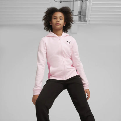 PUM HOODED SWEAT SUIT TR CL G WHISP OF PINK 673586-67