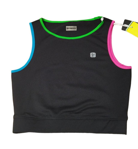 S4WSFB6-NTVF FRE TOP BLACK-TURQUOISE-GREEN-FUCSIA