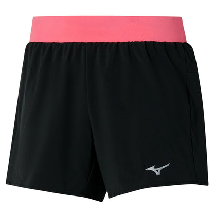 MIZUNO ACTIVE ALPHA 4.5 SHORT W BLACK/SUNKISSED CORAL J2GBA20396